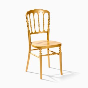 Chaises napoléon dorées