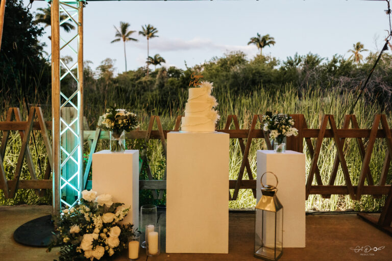 Photo d'un mariage à La Réunion – Décoration florale