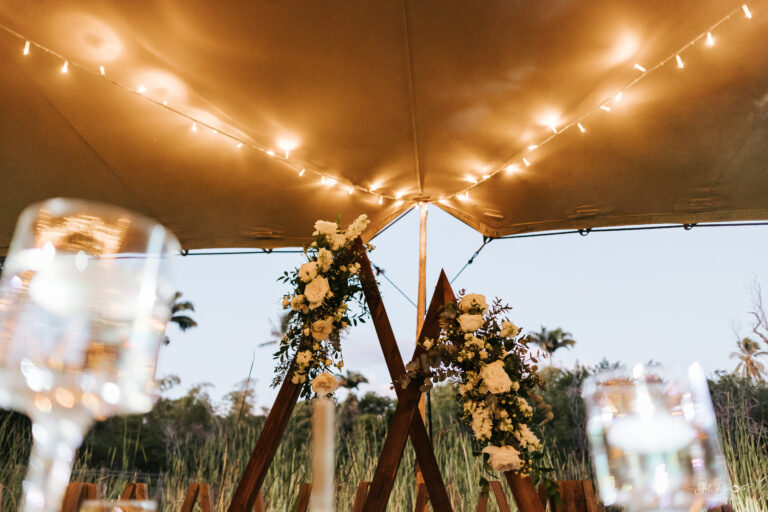 Photo d'un mariage à La Réunion – Décoration florale