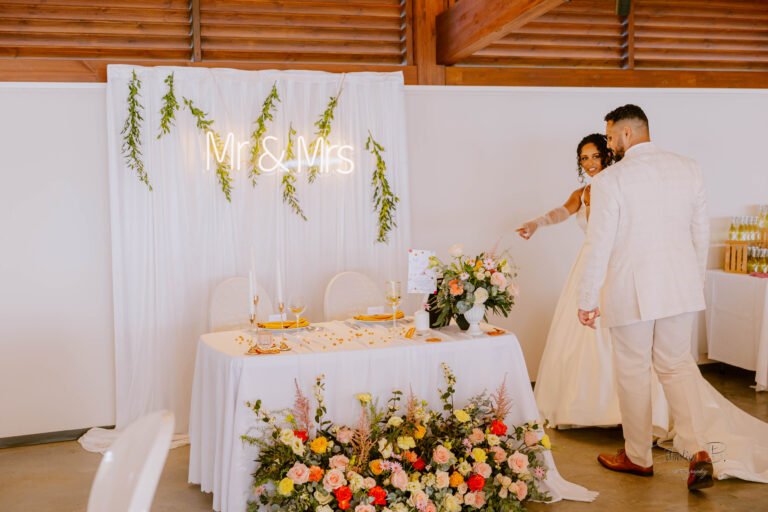 Photo d'un mariage à La Réunion – Table d'honneur