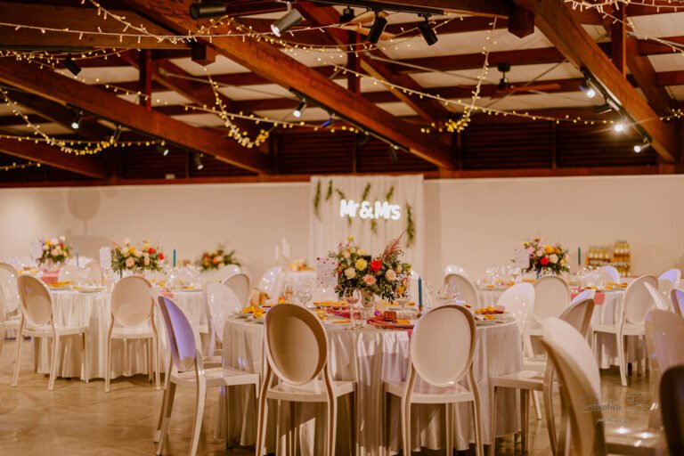 Photo d'un mariage à La Réunion – Guirlandes lumineuses
