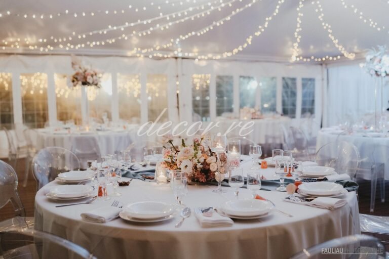 Photo d'un mariage à La Réunion – Guirlandes lumineuses
