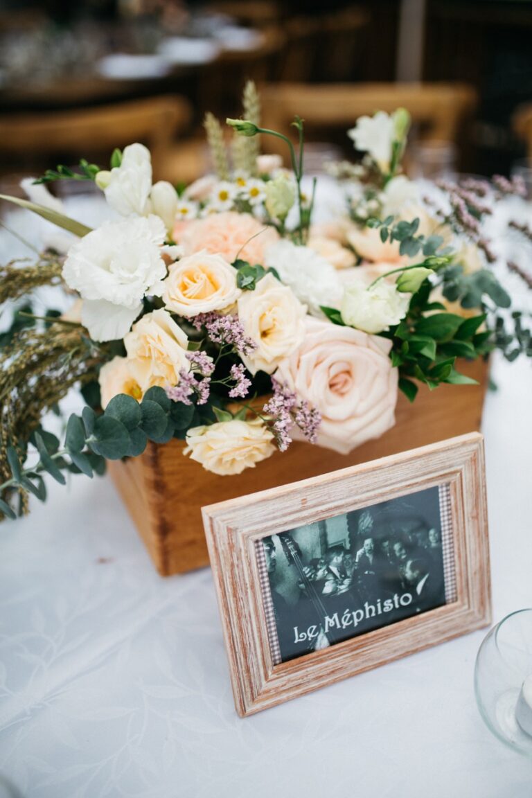 Photo d'un mariage à La Réunion – Nom de table