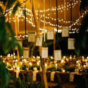 Photo d'un mariage à La Réunion – Tentes nomades, Guirlandes lumineuses