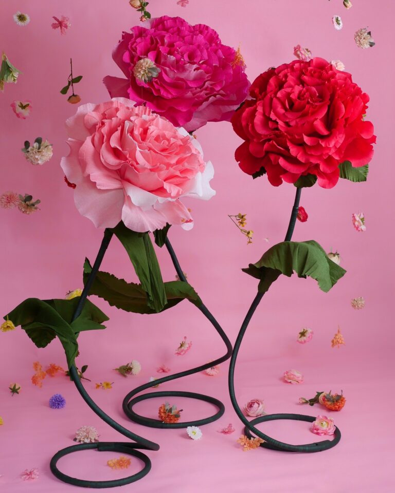 Fleurs géantes Pink Rose