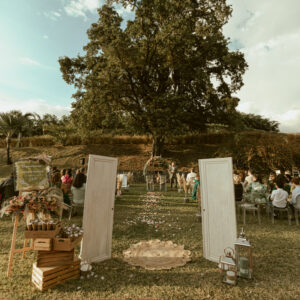 Photo d'une cérémonie laïque à La Réunion