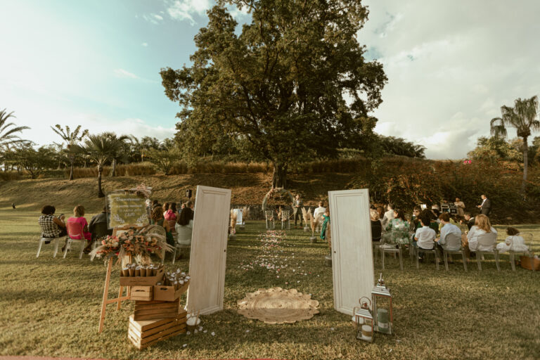 Photo d'une cérémonie laïque à La Réunion
