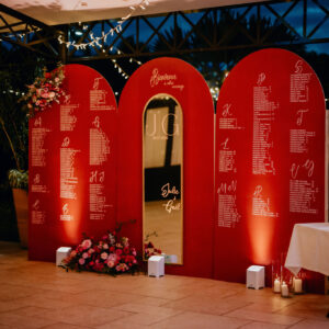 Photo d'un mariage à La Réunion – Plan de tables – Décoration florale