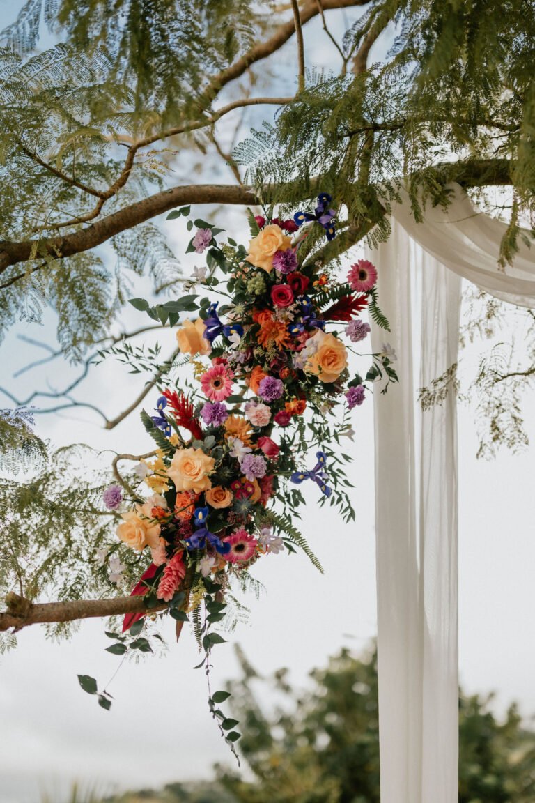 Photo d'un mariage à La Réunion – Décoration florale