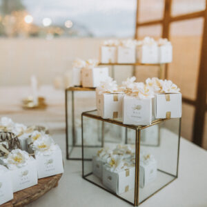 Photo d'un mariage à La Réunion – Cadeaux invités – Décoration florale