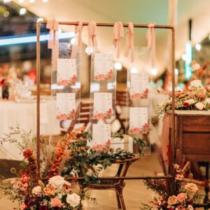 Plan de tables – Décoration florale