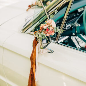 Photo d'un mariage à La Réunion – Ford Thunderbird