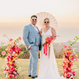 Photo d'un mariage à La Réunion – couple – Décoration florale