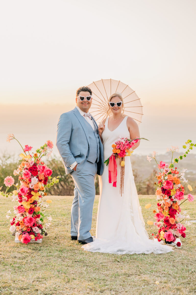 Photo d'un mariage à La Réunion – couple – Décoration florale