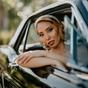 Photo d'un mariage à La Réunion – Ford Mustang