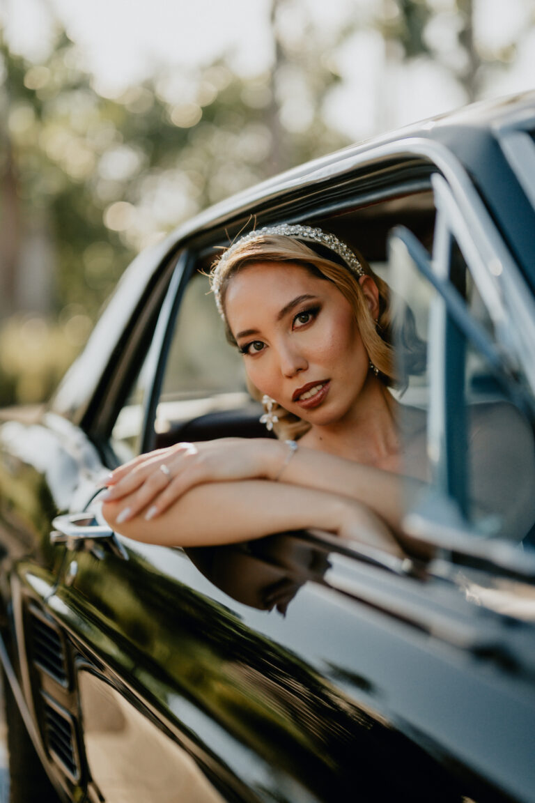 Photo d'un mariage à La Réunion – Ford Mustang