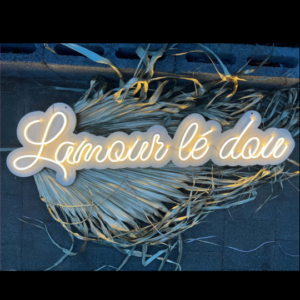 Néon LAMOUR LÉ DOU