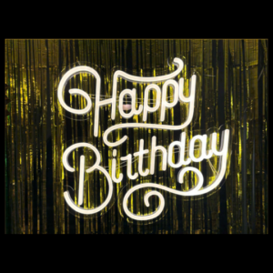 Néon HAPPY BIRTHDAY
