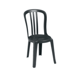 Chaise résine noire