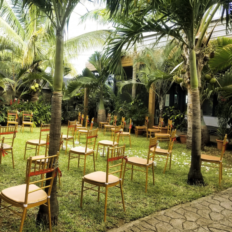 Photo d'une cérémonie laïque à La Réunion