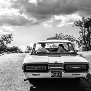 Photo d'un mariage à La Réunion – Ford Thunderbird
