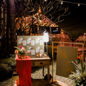 Photo d'un mariage à La Réunion – Plan de tables – Décoration florale