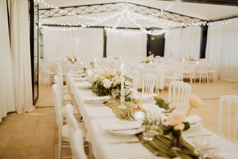 Photo d'un mariage à La Réunion – Guirlandes lumineuses