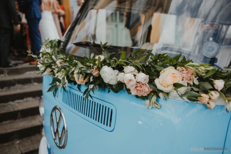 Photo d'un mariage à La Réunion – COMBI VW