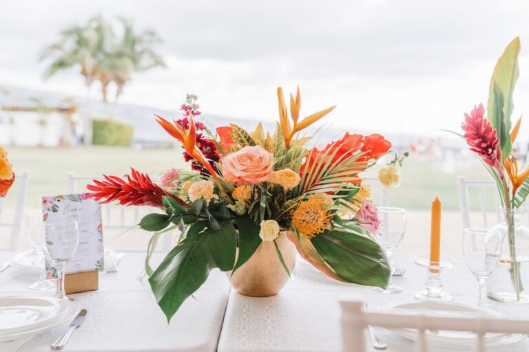 Photo d'un mariage à La Réunion – Décoration florale