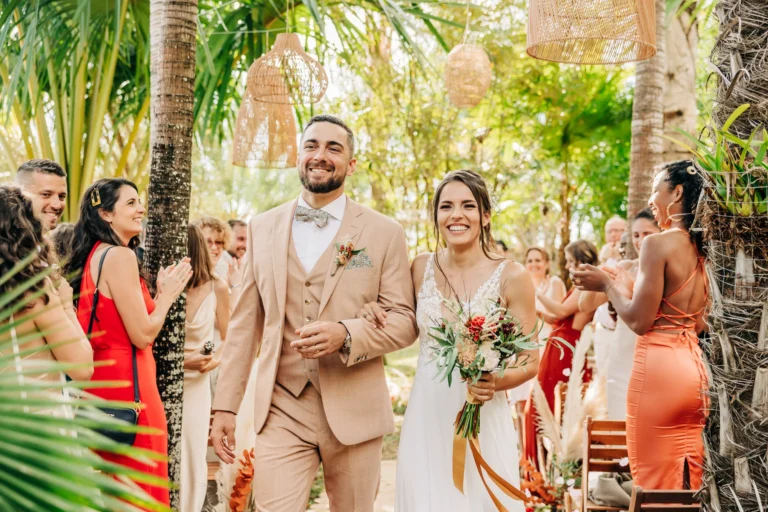 Photo d'une cérémonie laïque à La Réunion